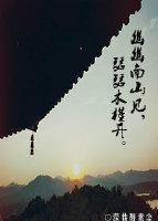 幽幽南山见，瑟瑟木槿开